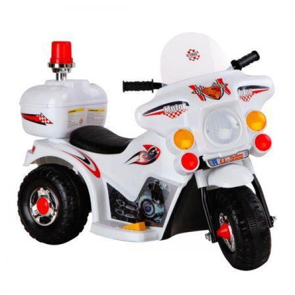 Rigo Kids Ride On Motorbike Motorcycle Car Toys White