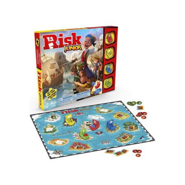 Risk Junior: Strategy Board Game For Ages 5 And Up; Pirate Themed.