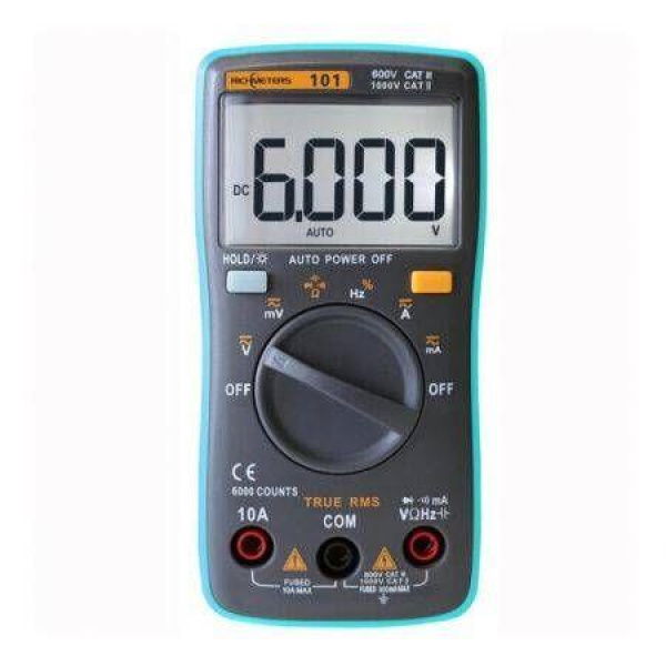 RM101 Digital Multimeter AC/DC Ammeter Voltmeter Ohm Portable Meter.