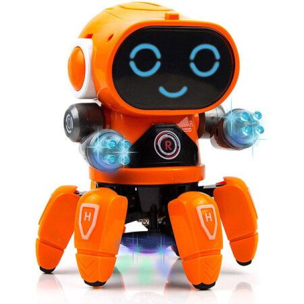 Robot Pioneer Colorful Lights And Music All Direction Movement Dancing Robot Toys For Boys And Girls