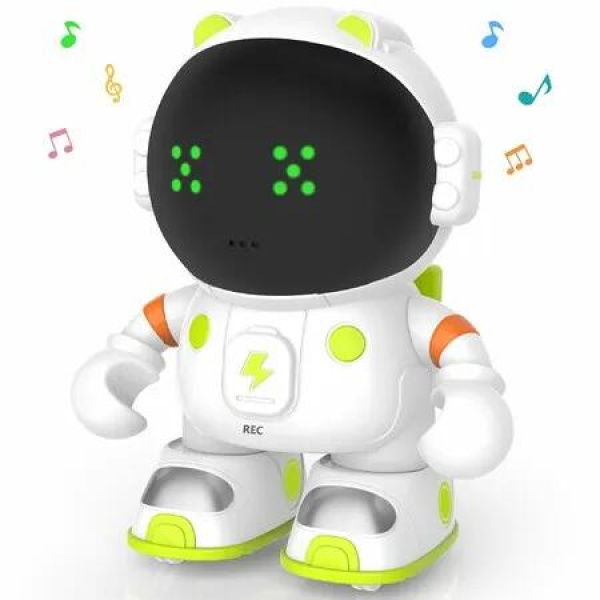 Robot Toys for Kids Rechargeable Interactive Smart Talking Robotic with Touch Sensor,Voice Control,Speech Recognition for 3+ Years Old Boys Girls