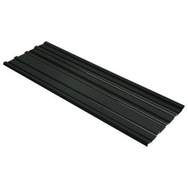 Roof Panels 12 Pcs Galvanised Steel Anthracite