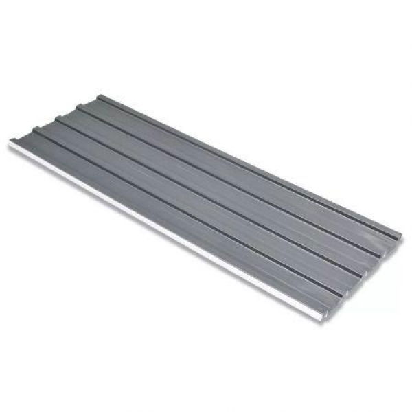 Roof Panels 12 Pcs Galvanised Steel Grey