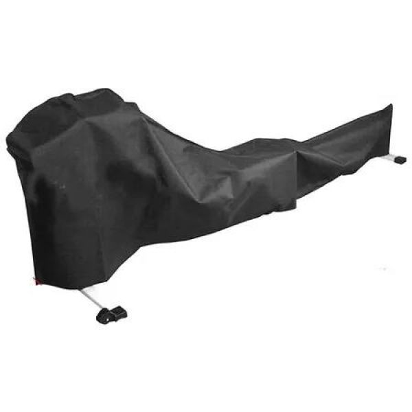 Rowing Machine Cover Waterproof Dust Protection Polyester Black Weather Resistant 285x51x89cm