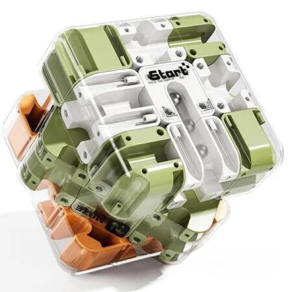 Rubik Race Game, 3D Puzzle Maze Games for Kids 8 to 12, Color Match Puzzle Game, Education Sensory Toys for Men Women Boys Girls Age 8 and Up