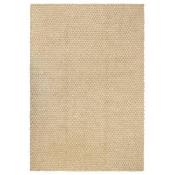 Rug Rectangular Natural 120x180 Cm Cotton