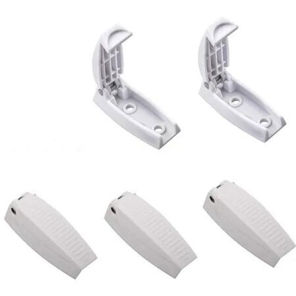 RV Door Holder, 5Pcs White Camper Door Holder, Keep The Baggage Door Open, for RV, Trailer, Camper Vans