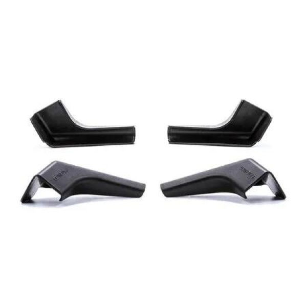 RV Gutter Spouts with Built in Extensions, Direct Rain Water Runoff Away from The RV, Features an Easy Installation, 4Pcs, Black