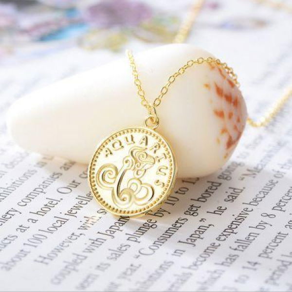 S925 Silver Coin Pendant Necklace