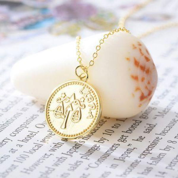 S925 Silver Coin Pendant Necklace