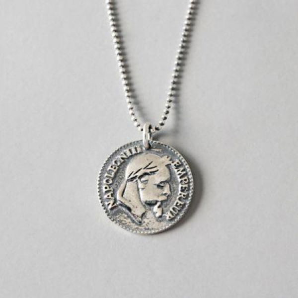 S925 Silver Coin Pendant Necklace