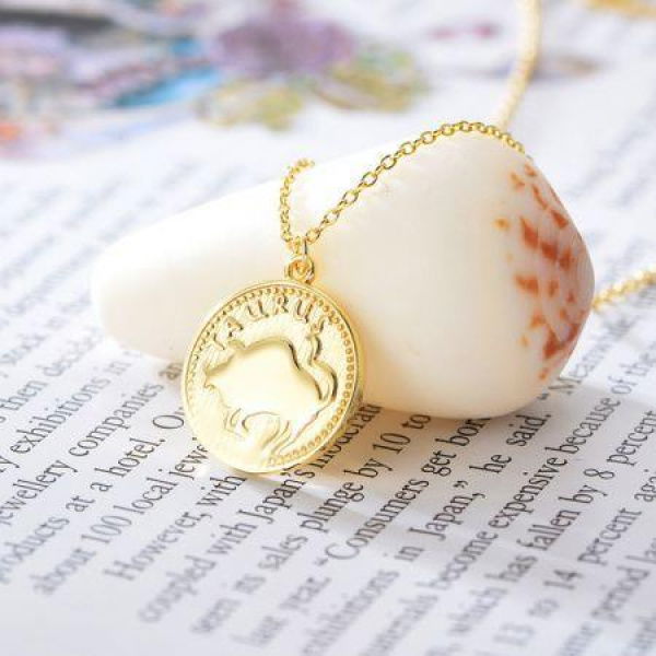 S925 Silver Coin Pendant Necklace