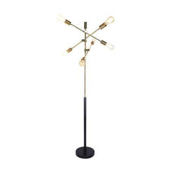 Sarantino 6-Light Metal Sputnik Floor Lamp