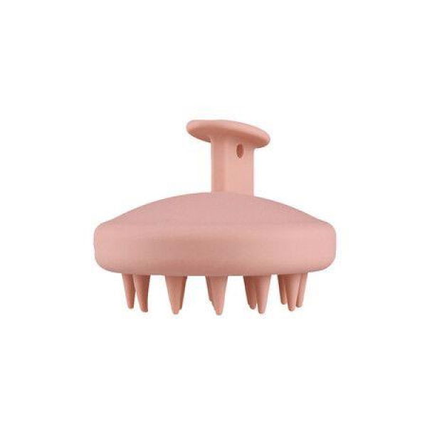 Scalp Massager Shampoo Brush Scalp Scrubber For Dandruff Removal Pink