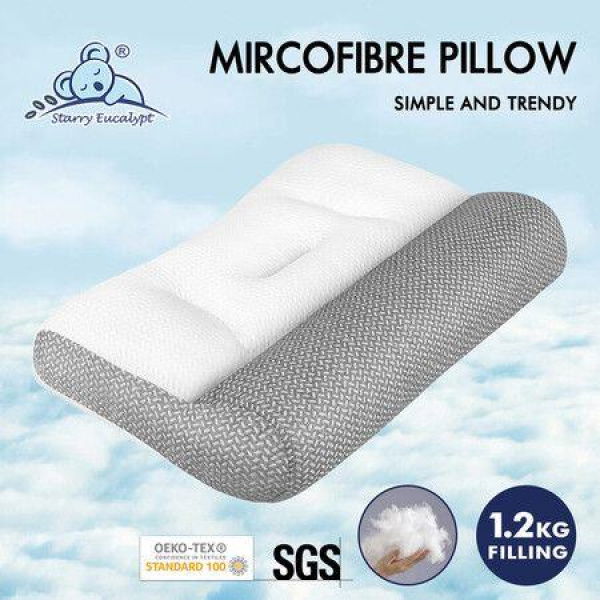 S.E. Cervical Ergonomic Pillow Contour Neck Orthopedic Pain Relief Bed Pillow