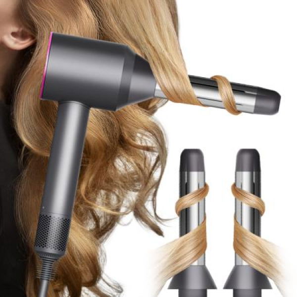 Self Hair Curling Attachment For Dyson Supersonic Hair Dryer HD01 HD02 HD03 HD04 HD07 HD08 Double Direction Hair Curling Barrels Only No Hair Dryer (2 Pcs)