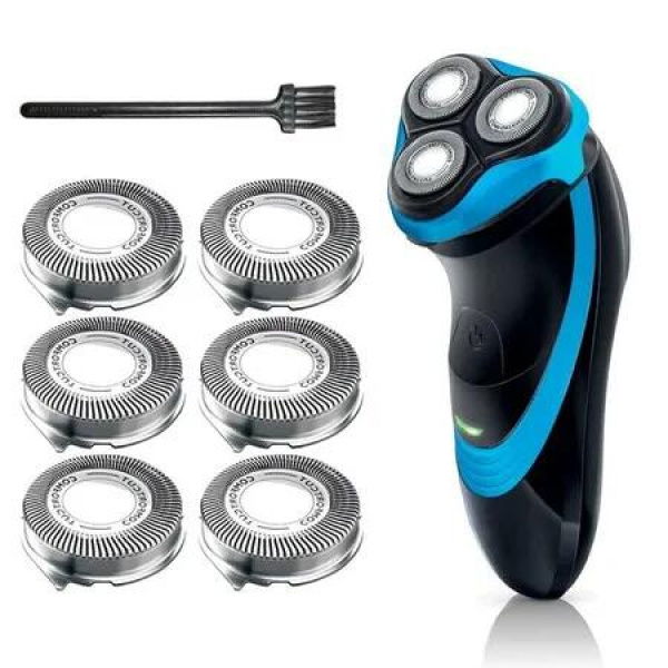 SH30 Replacement Heads for Philips Norelco Shavers 3000,2000,1000 and S738, 6-Pack Durable & Sharp Blades compatible with Philips Norelco S1560,SH30 Head for Close and Comfortable Shave