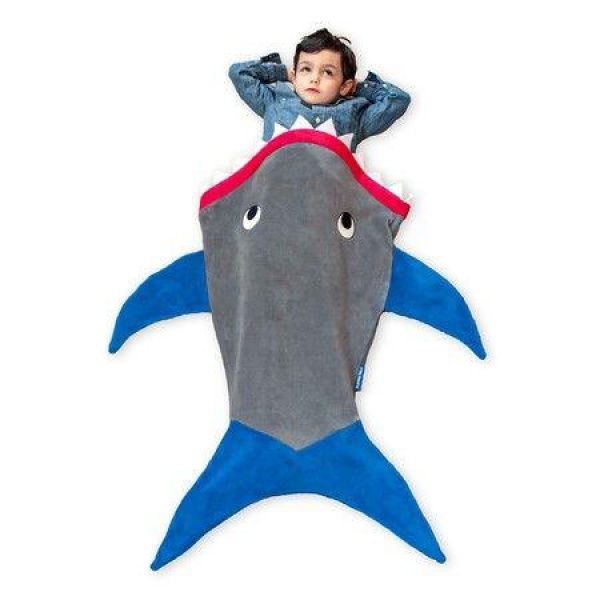 Shark Blanket Tail Super Soft And Cozy Fleece Blanket Machine Washable Wearable FOR HEIGHT 100-150CM SizeS