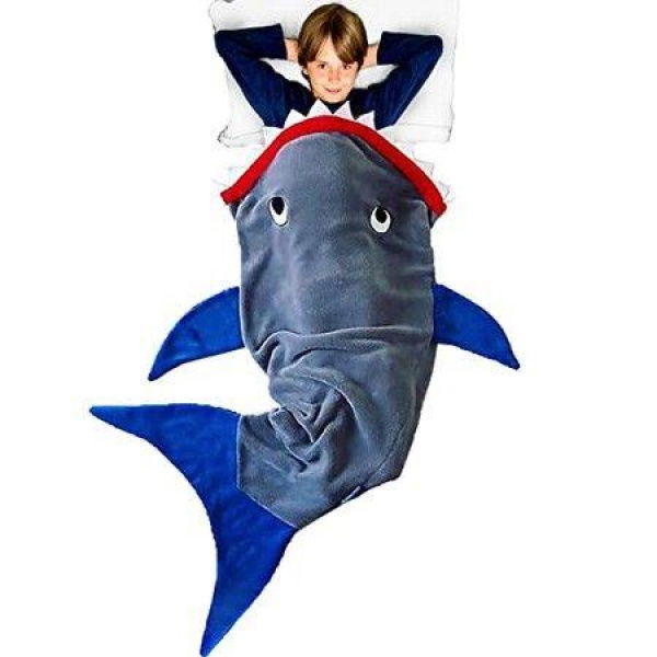 Shark Blanket Tail Super Soft And Cozy Fleece Blanket Machine Washable Wearable FOR HEIGHT 150-174CM SizeM