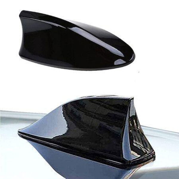 Shark Fin Antenna Car Antenna Decorative Top Mounted Dummy Roof Aerial For Car Trunk SUV Black