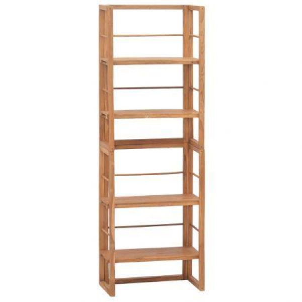 Shelving Unit 60x30x180 Cm Solid Teak Wood