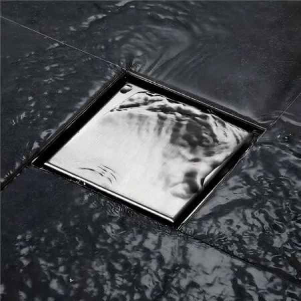 Shower Grates Bathroom Floor Drain Waste Stainless Steel (Brushed Nickel, Outlet ï¿ 50mm)