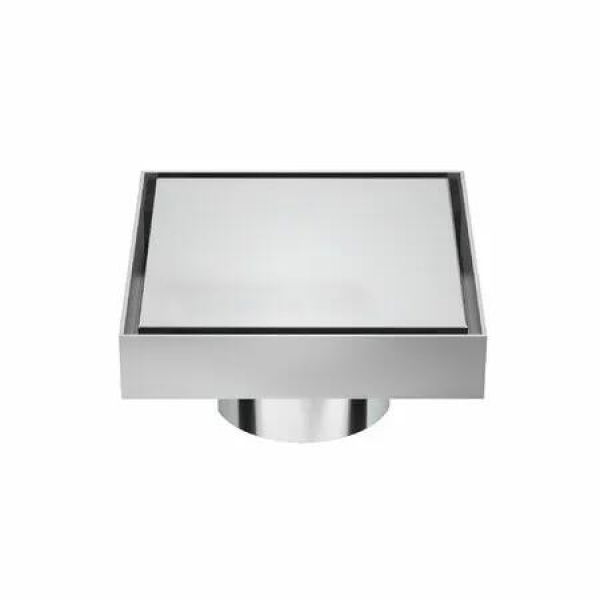 Shower Grates Bathroom Floor Drain Waste Stainless Steel (Brushed Nickel, Outlet ï¿ 80mm)