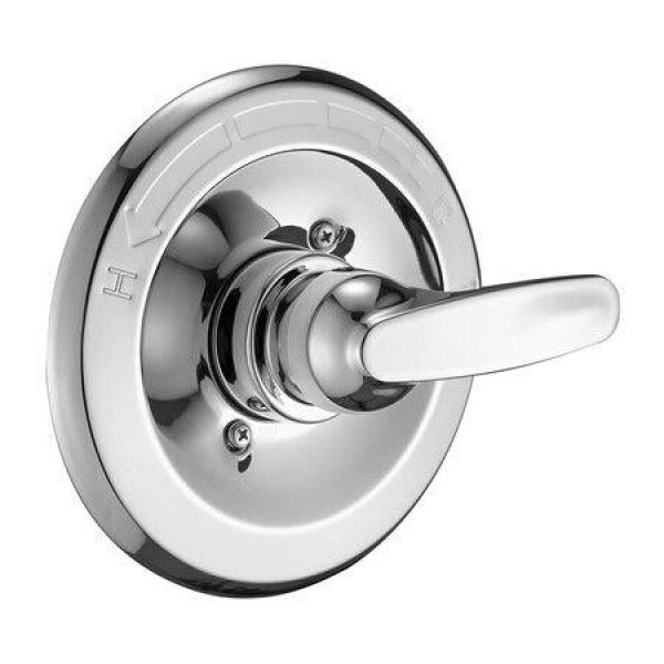 Shower Trim Kit Compatible with Delta 13/14 Series, Shower Cover Plate with Handle, Chrome