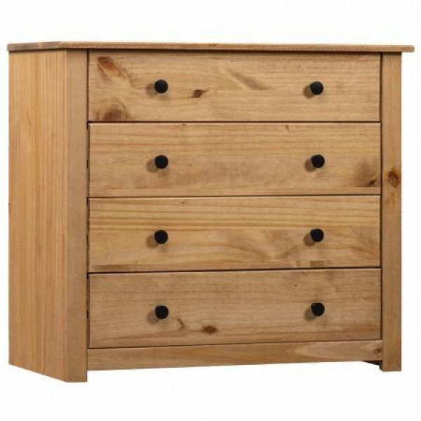 Side Cabinet 80x40x73 Cm Pine Panama Range