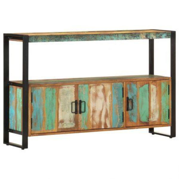 Sideboard 120x30x75 Cm Solid Reclaimed Wood