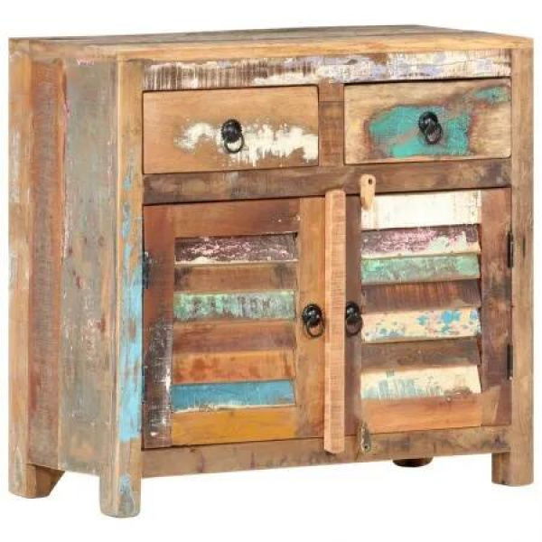 Sideboard 70x30x68 cm Solid Reclaimed Wood