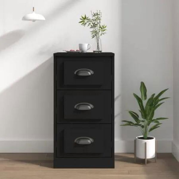 Sideboard Black 36x35.5x67.5 cm Engineered Wood