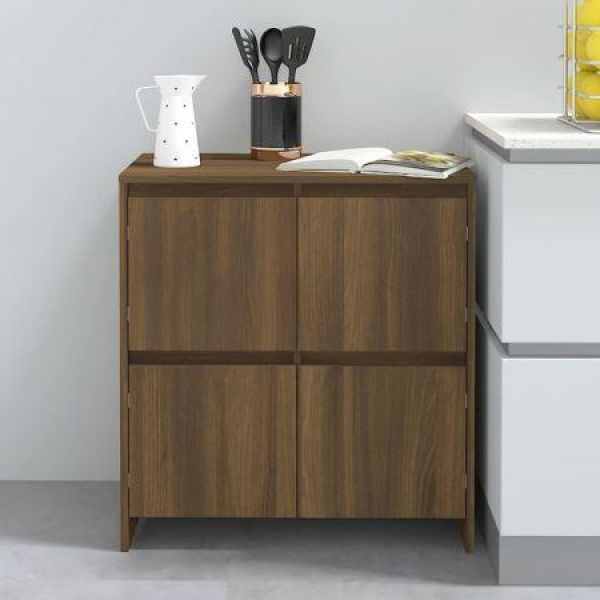 Sideboard Brown Oak 70x41x75 Cm Engineered Wood