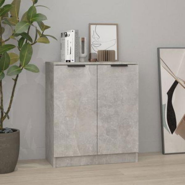 Sideboard Concrete Grey 60x30x70 Cm Engineered Wood