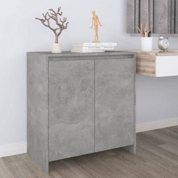 Sideboard Concrete Grey 70x41x75 Cm Engineered Wood