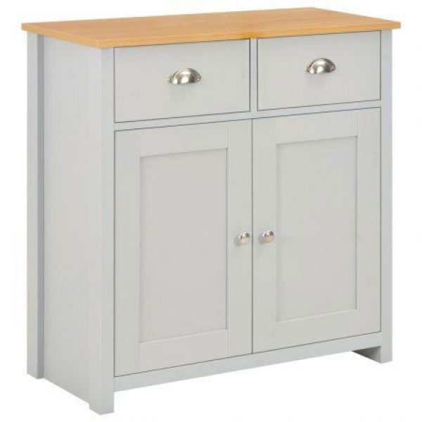 Sideboard Grey 79x35x81 Cm