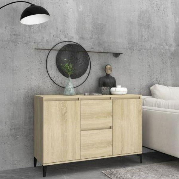 Sideboard Sonoma Oak 104x35x70 Cm Engineered Wood