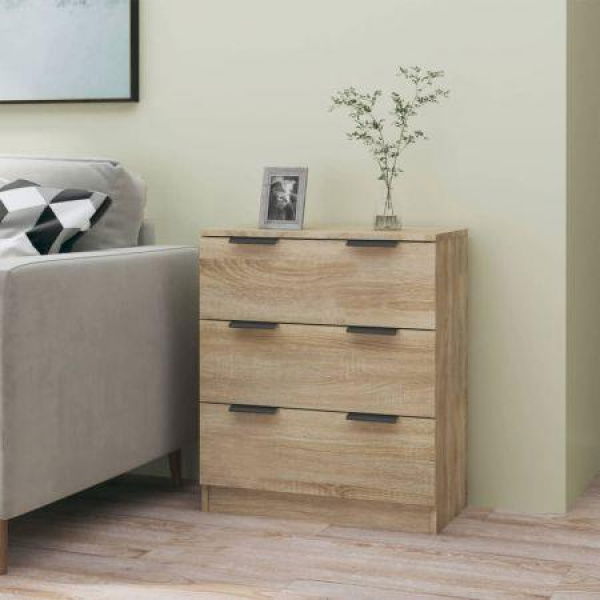 Sideboard Sonoma Oak 60x30x70 Cm Engineered Wood