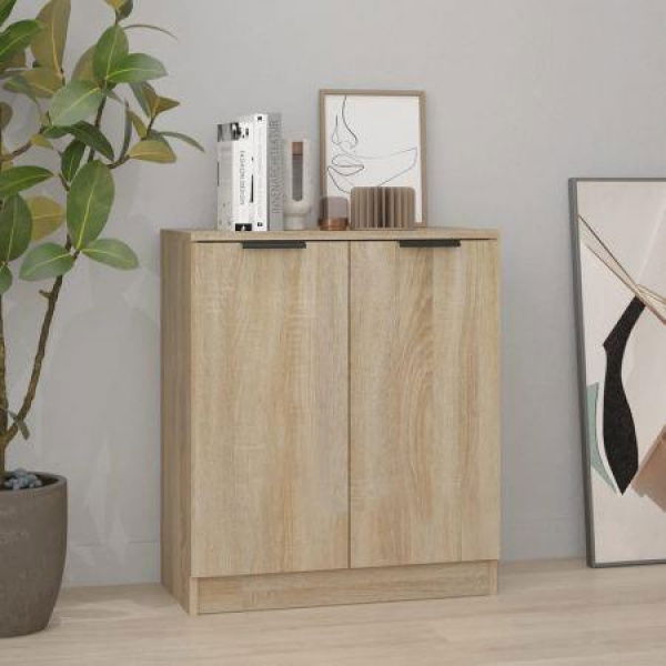 Sideboard Sonoma Oak 60x30x70 Cm Engineered Wood