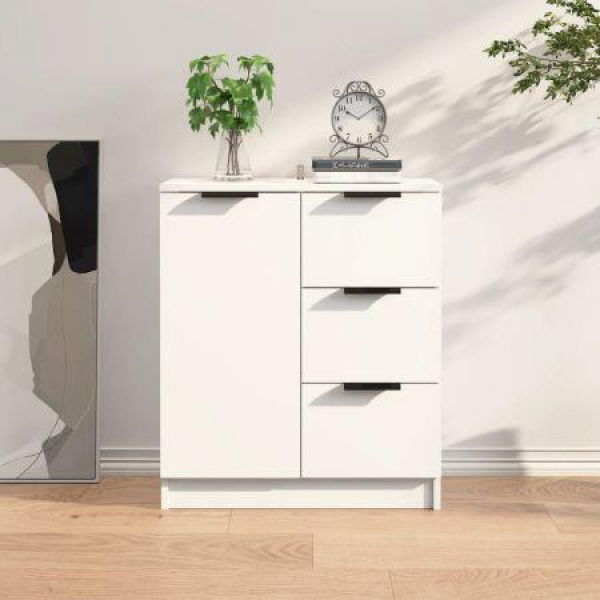 Sideboard White 60x30x70 Cm Engineered Wood