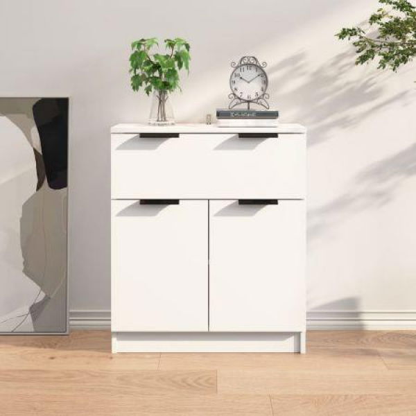 Sideboard White 60x30x70 Cm Engineered Wood