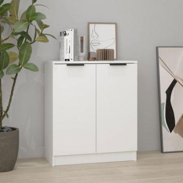 Sideboard White 60x30x70 Cm Engineered Wood