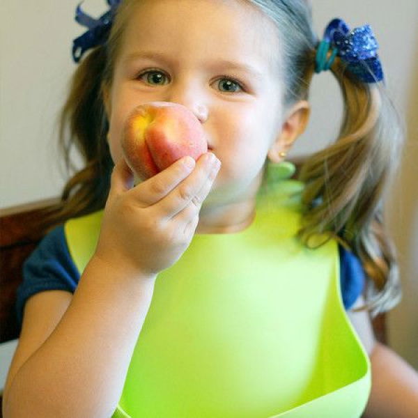 Silicone Baby Bibs Easily Wipe Clean - Comfortable Soft Waterproof Bib Keeps Stains Off. Set Of 2 Colors (Lime Green/Turquoise).