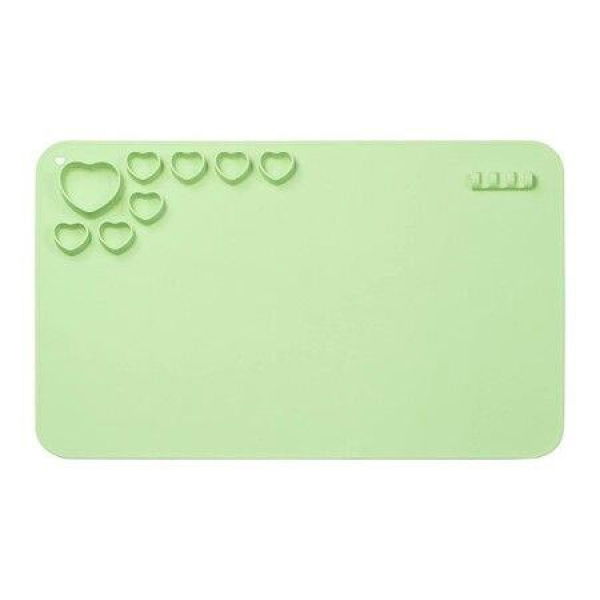 Silicone Painting Mat For Craft 40*60cm Non-Stick Craft Mat For Resin Casting For DIY Graffiti Oil Painting Art Clay And Play-Doh Color Green.