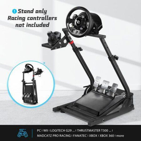 Sim Racing Wheel Stand Foldable Simulator Steering Mount Gaming Accessories For Thrustmaster Logitech