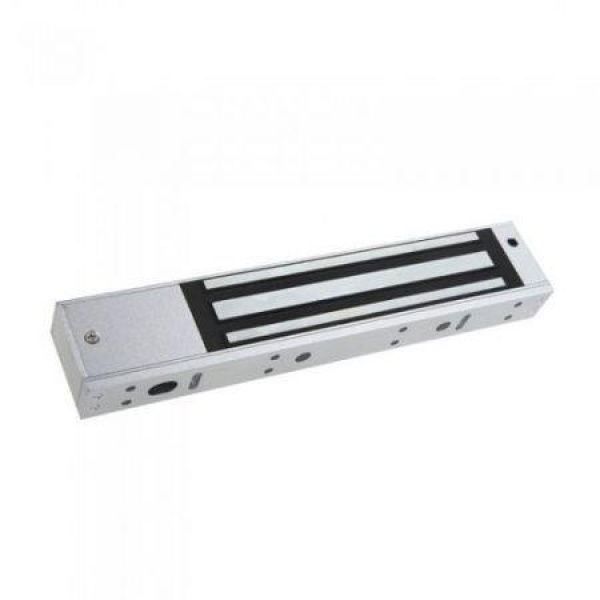 Single Door 12V Electric Magnetic Electromagnetic Lock 280KG (600LB) Holding Force For Access Control With LED Light.