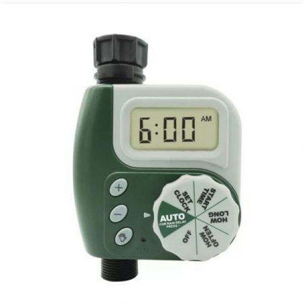 Single-Outlet Hose Watering Timer 1 Green