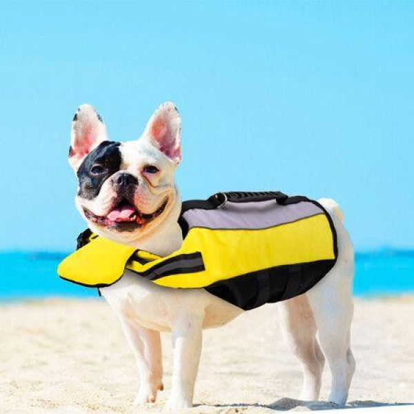 Size S 48-54cm Dog Life Jacket Dog Life Vest With Superior Buoyancy Pet Swimming Safety Vest With Rescue Handle