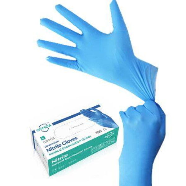 SizeL 100p Nitrile Gloves Disposable Gloves Powder Free Latex Free