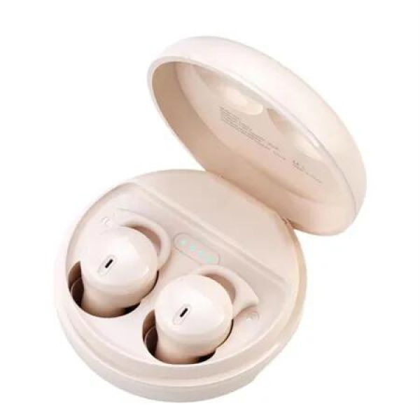 Sleep Headphones,Earbuds for Side Sleepers,Sleepbuds Noise Blocking, Bluetooth 5.3 Wireless Open Ear Headphones for Sleeping,Hiking- Beige